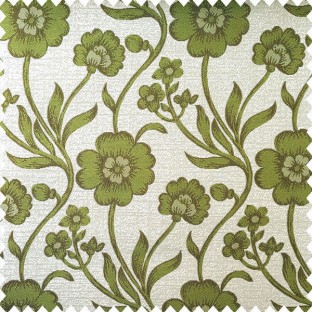 Green brown and cream color beautiful natural Helianthemum scoparium flower texture finished background polyester main curtain